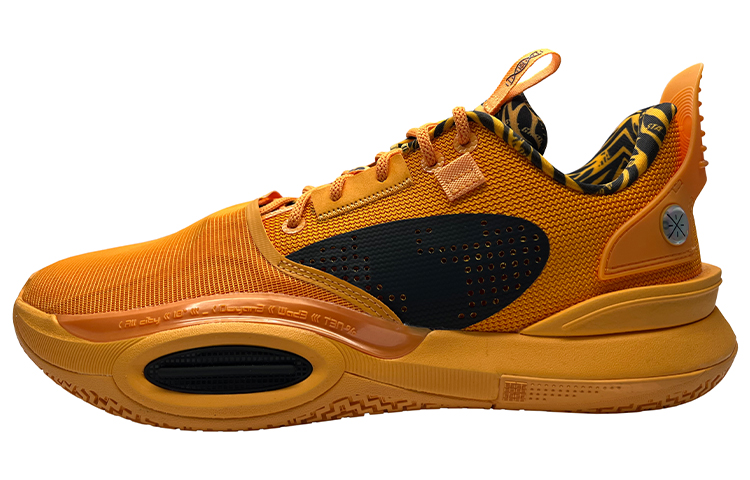LINING All City 10 Basketball Shoes Men's Low top Black/Yellow