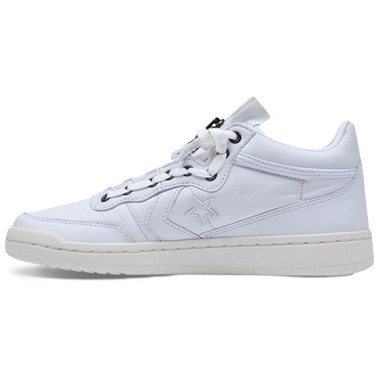 Converse Anti-Slip Wear-Resistant Low-Top Skateboard Shoes Unisex White
