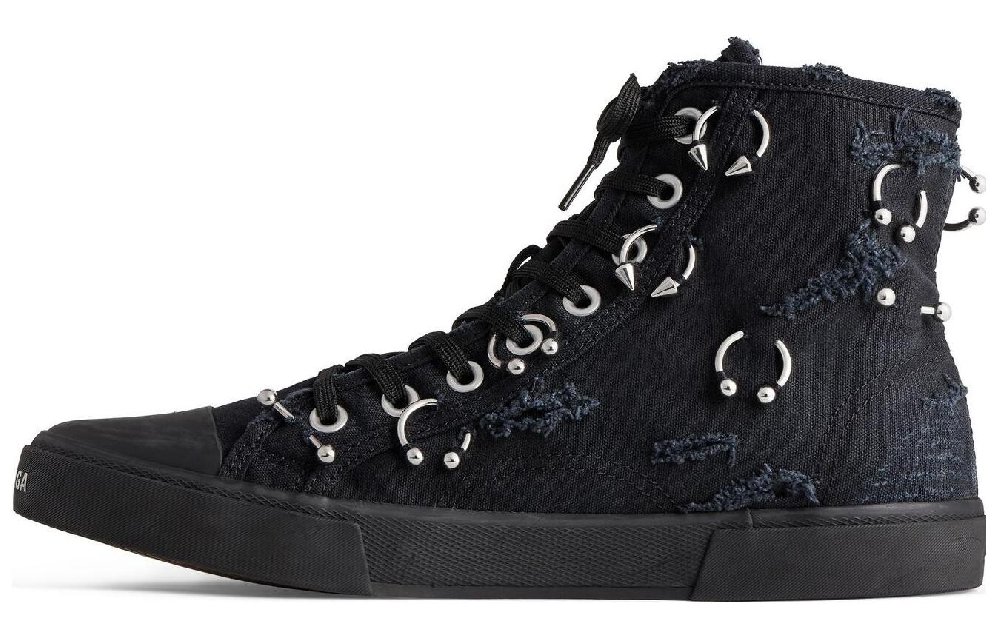 Balenciaga Paris Destroyed High Top Sneakers Women's