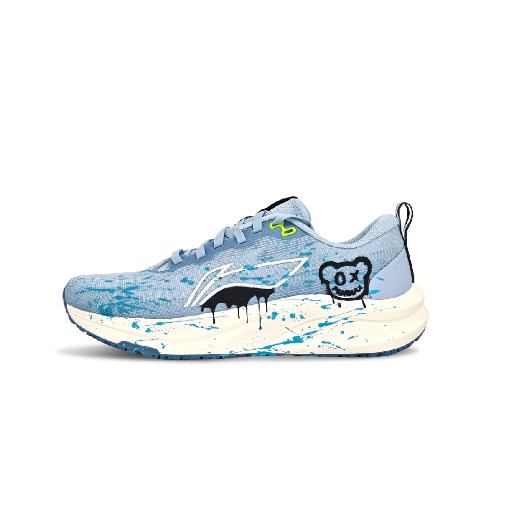 LiNing Red Hare 8 Abrasion Resistant Breathable Slip Resistant Low Top Casual Running Shoes Men's Blue