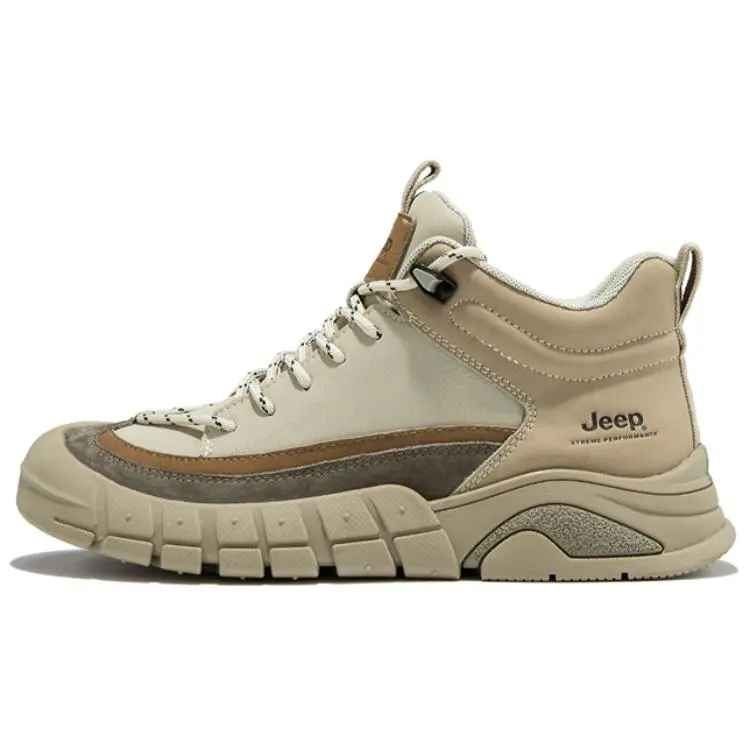 Jeep Low Top Hiking Shoes Men's Sand