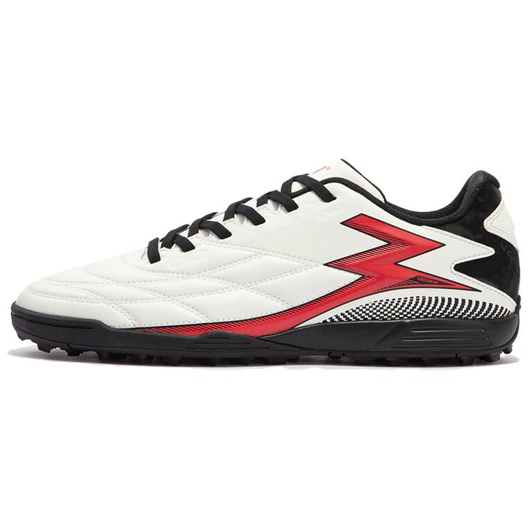361° TF Rubber Broken Studs Artificial Ground Slip-Resistant Soccer Shoes Men's White Red