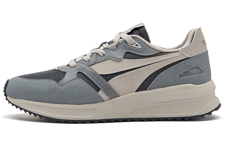 361° NFO Technology, Expanding Horizons Abrasion Resistant Low Top Chunky Sneakers Men's Smoke Gray