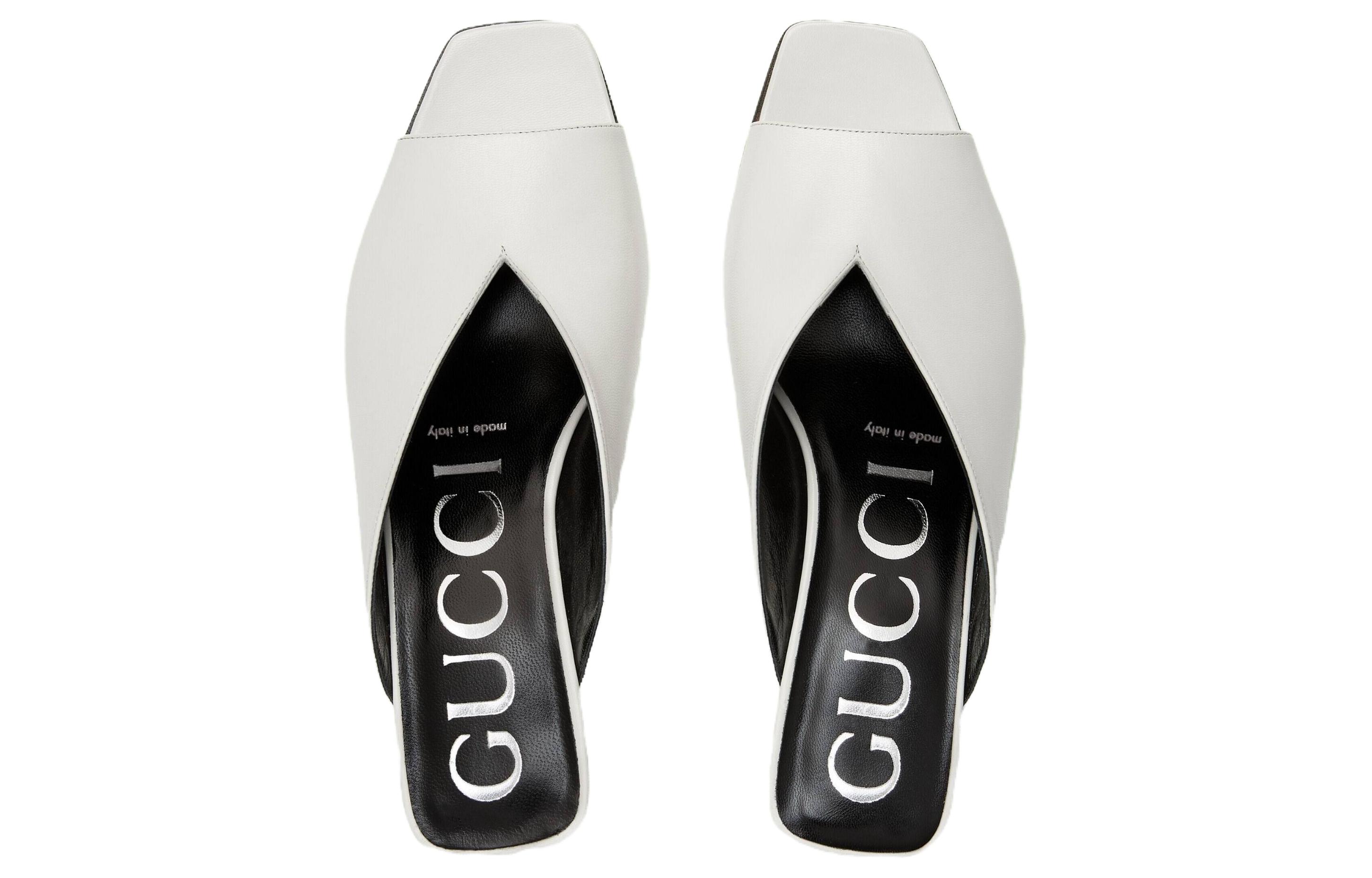 GUCCI Slide Slippers Women's White купить в интернет-магазине Yoocart с быстрой доставкой по России.