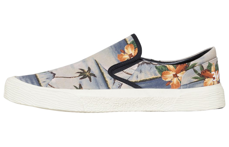 CELINE Low Top Stylish Skateboarding Shoes Men's Blue Beige