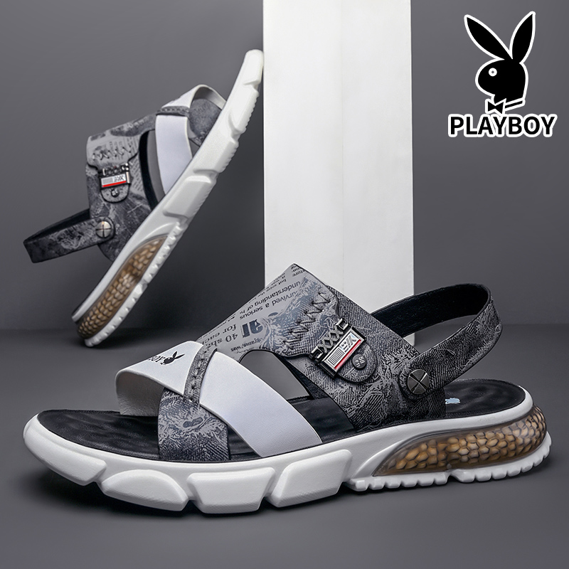 Playboy Beach Sandals Men's White купить в интернет-магазине Yoocart с быстрой доставкой по России.