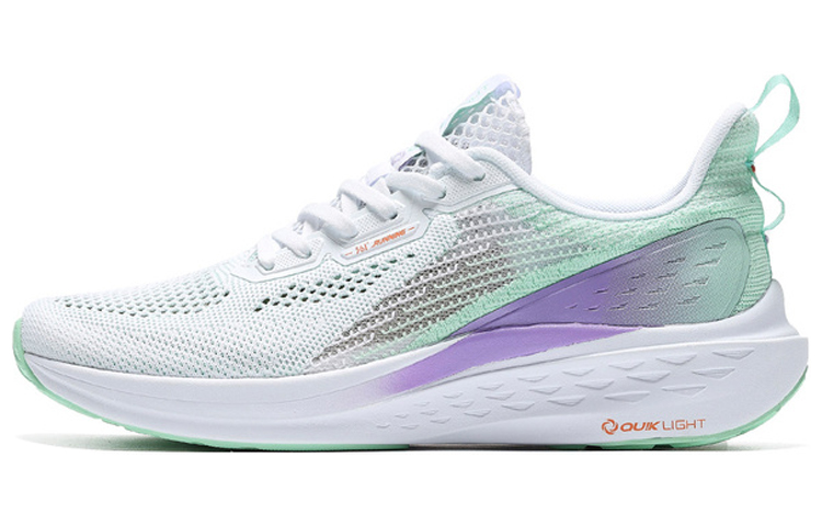 361° Flying Fish 1 Breathable Low Top Running Shoes Women's White