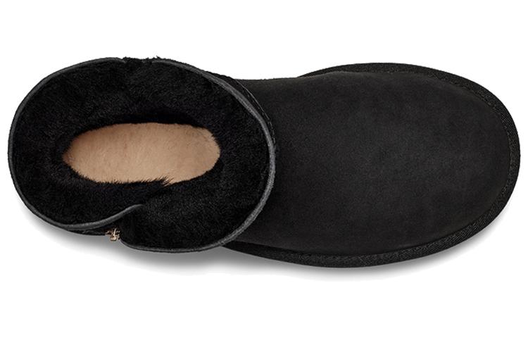 UGG Bailey Zip Mini Fleece Lined Black Women's