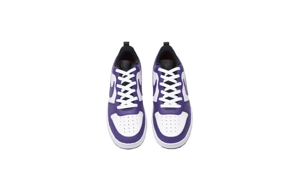 Nike Court Borough Elegant And Refreshing Non slip Lightweight Low top Skateboard Shoes GS Purple White купить в интернет-магазине Yoocart с быстрой доставкой по России.