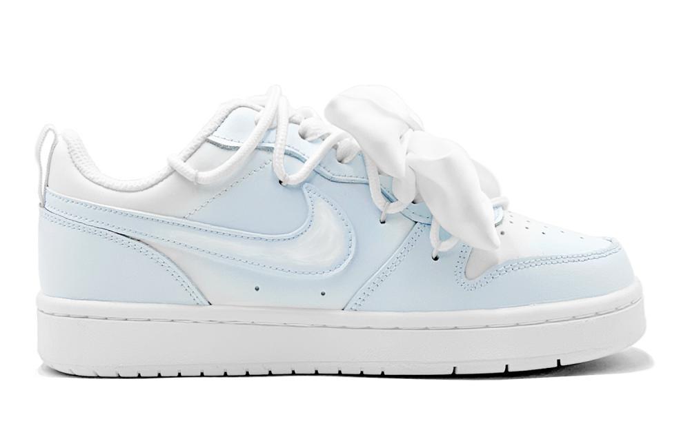 Nike Court Borough Good Night Little Bear Refreshing Sweet Style Slip-Resistant Low-Top Skateboard Shoes GS Blue White купить в интернет-магазине Yoocart с быстрой доставкой по России.
