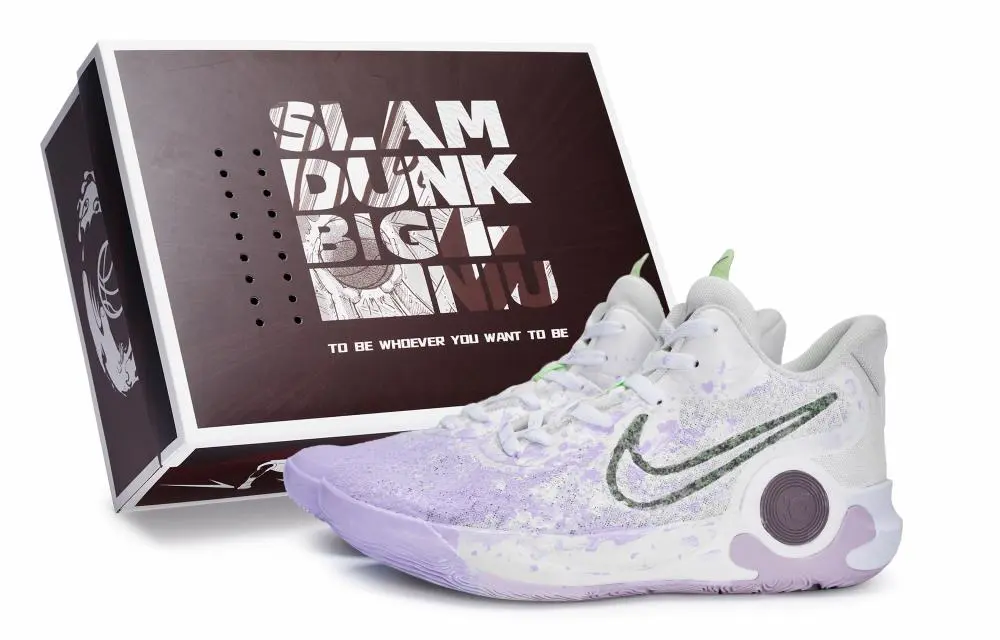 Nike KD Trey 5 IX Vintage Basketball Shoes Unisex Mid top Purple