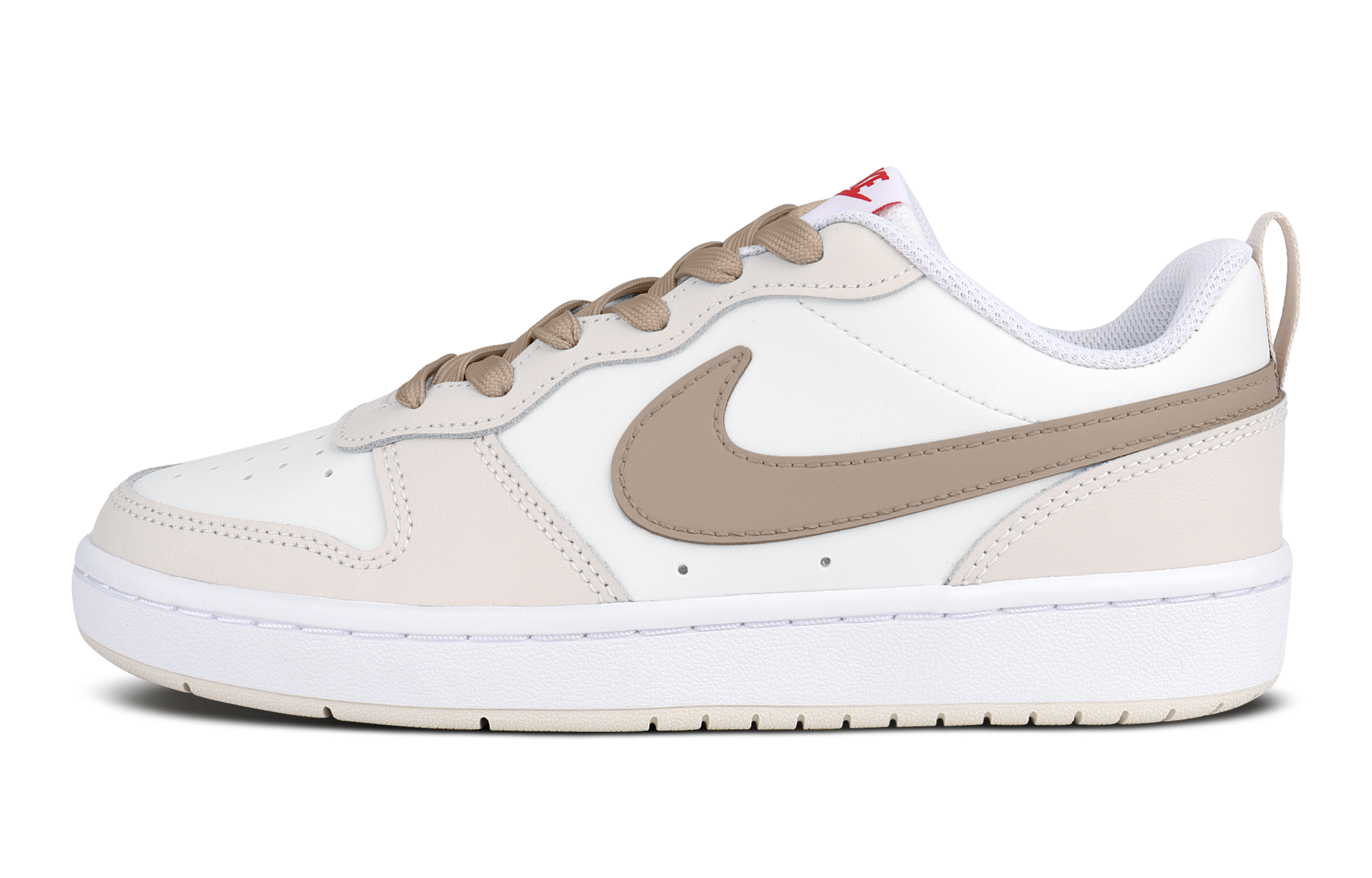 Nike Court Borough Abrasion Resistant Low Top Skateboard Shoes Women's Ecru