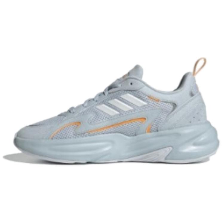 Adidas Ozwave Breathable Low-Top Chunky Sneakers Unisex Blue White Orange