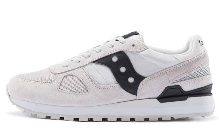 Saucony Shadow Original Cushioned Slip Resistant Abrasion Resistant Breathable Low Top Shoes Men's Gray Black