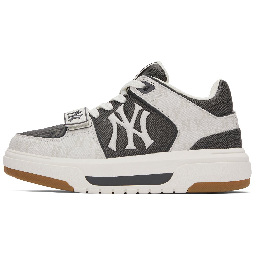 MLB Chunky Liner Mid-Top Casual Shoes Unisex Gray White