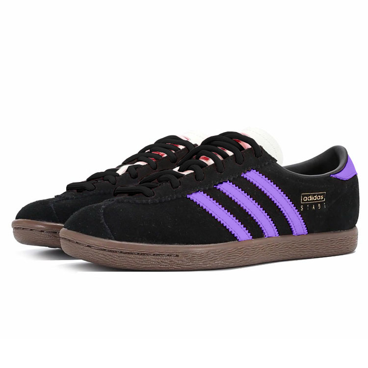 Adidas Originals Stadt Slip Resistant Low Top Skateboard Shoes Unisex Black Purple купить в интернет-магазине Yoocart с быстрой доставкой по России.