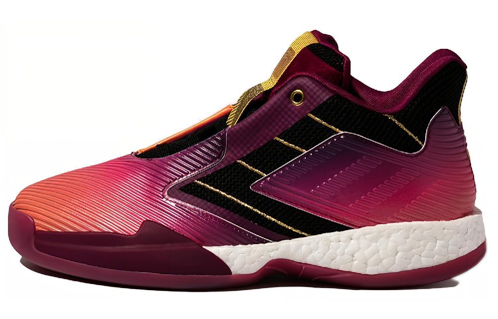 Adidas T Mac Millennium 2 Abrasion Resistant Mid Top Basketball Shoes Men's Purple
