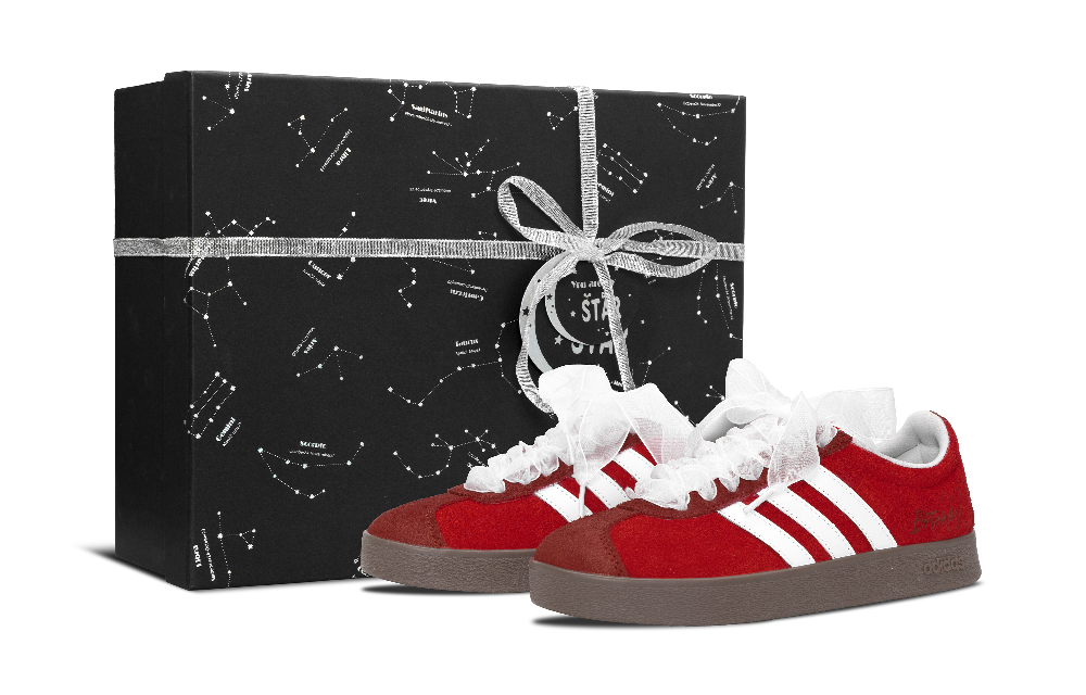 Adidas Neo VL Court 2.0 Breathable Low Top Skateboard Shoes Unisex Red