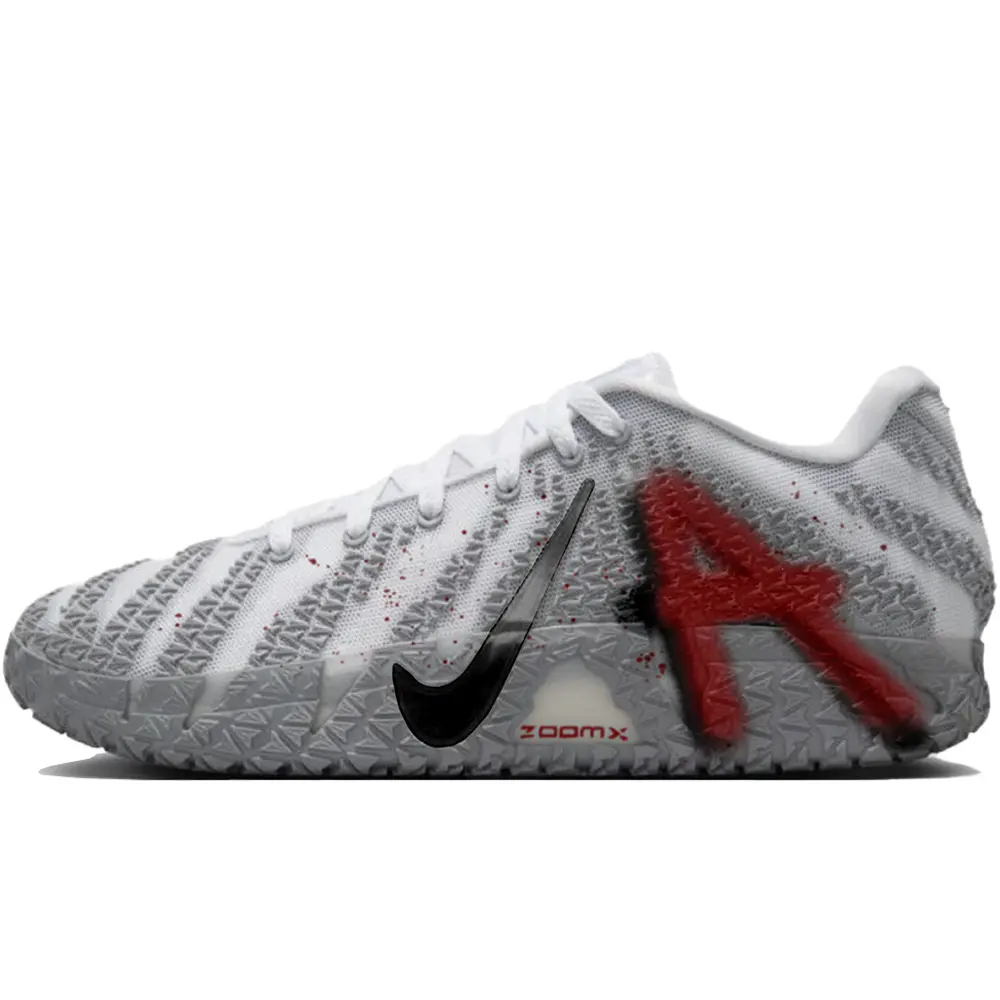 Nike Ja Morant 3 Charming Red Preserved Fruit Low top Basketball Shoes Unisex Gray Red