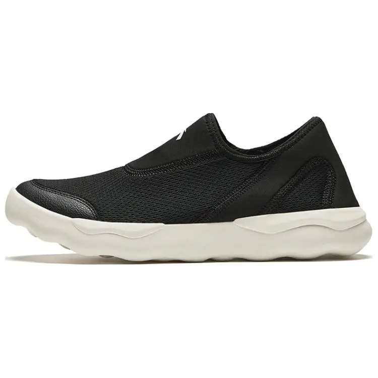 Anta Variety Training Collection Shock Absorbers Slip Resistant Low top Training Shoes Men's Black White