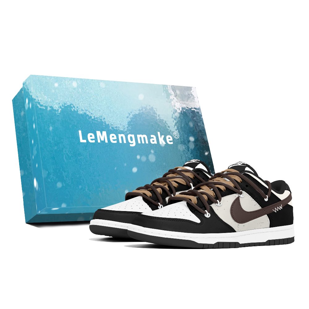 Nike Dunk Abrasion Resistant Low Top Skateboard Shoes Men's White