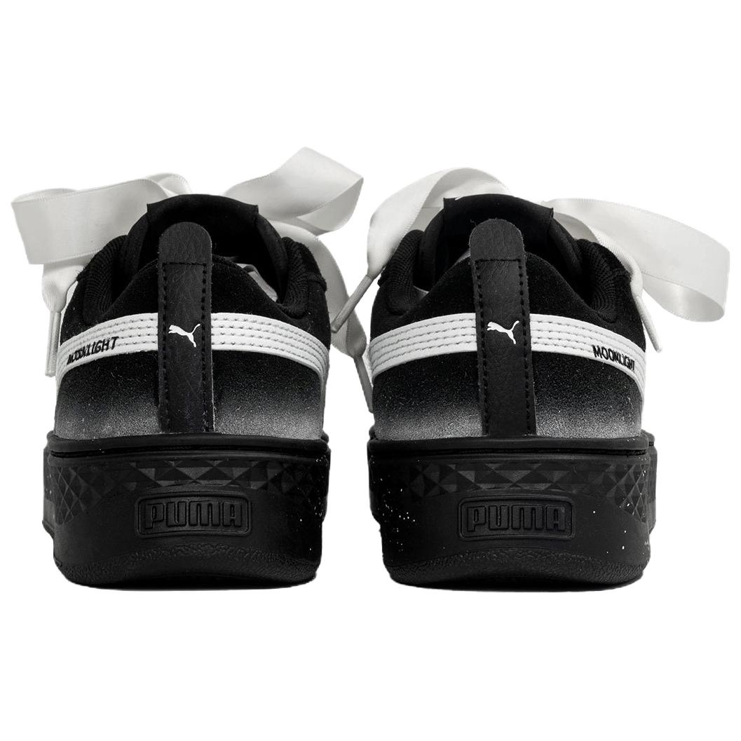 PUMA Platform Kaleidoscope, Moonlight, Shopping Bag Anti Slip Wear Resistant Low Top Skateboard Shoes Women's Black купить в интернет-магазине Yoocart с быстрой доставкой по России.