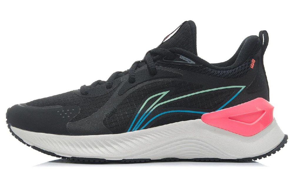 LiNing YueYing Element Anti-Slip Wear-Resistant Low-Top Running Shoes Women's Black