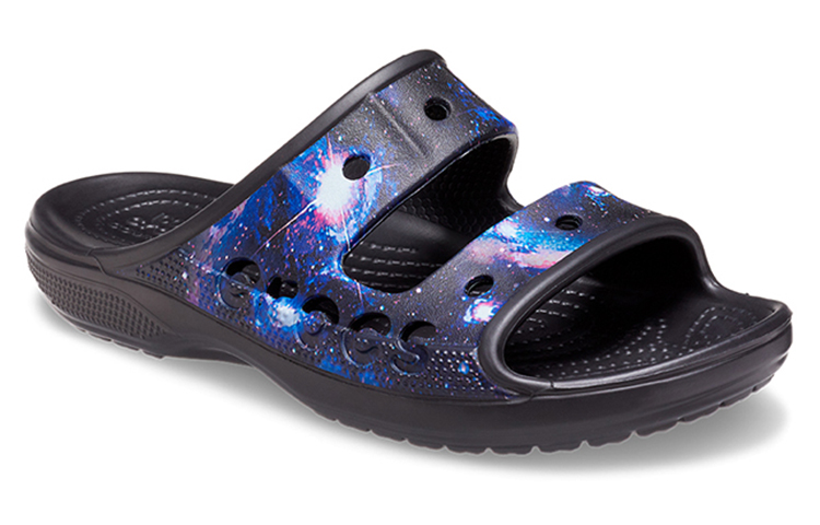 Crocs Slide Slippers Unisex Black/Multicolor Color