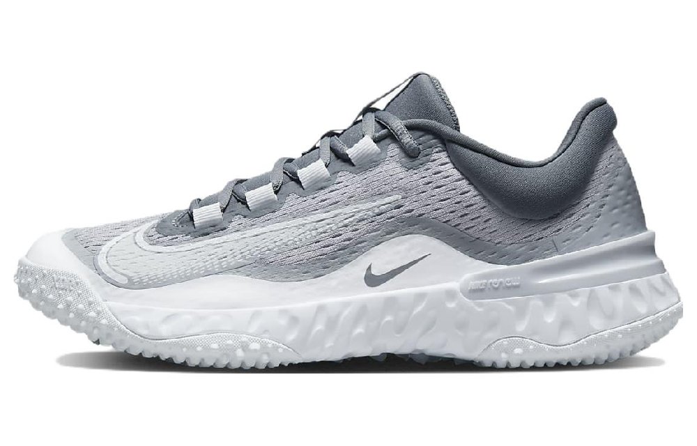 Nike Alpha Huarache Elite 4 Turf Softball Shoes 'Wolf Grey Pure Platinum' Women's