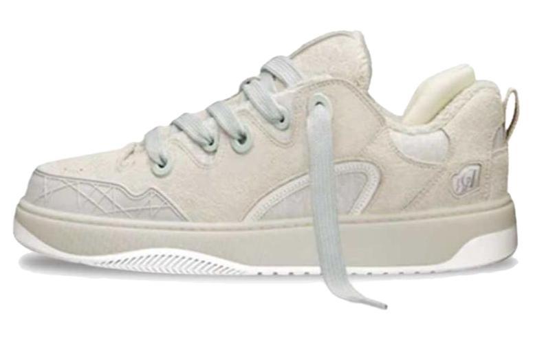 DIOR B9S Skater Erl Cream Suede With White And Cream DIOR Oblique Jacquard