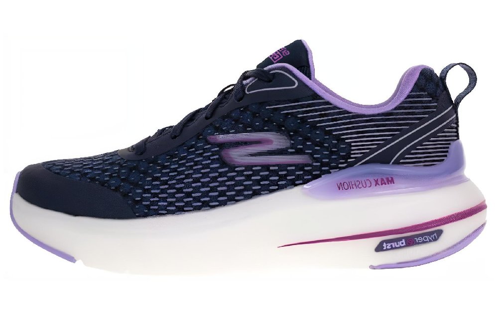 Skechers Cushioning Wear-Resistant Low-Top Casual Running Shoes Women's Purple