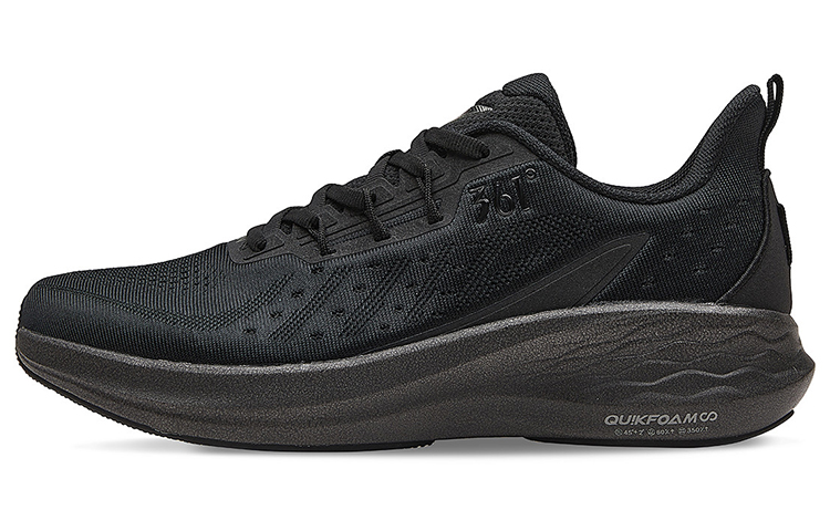361° Flying Wing 2.0pro Wear-Resistant Slip-Resistant Low-Top Running Shoes Men's Obsidian Black