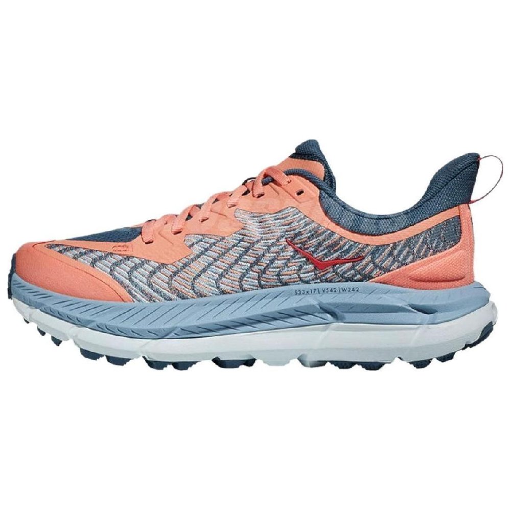 HOKA ONE ONE Mafate Speed 4 Papaya Real Teal Women's