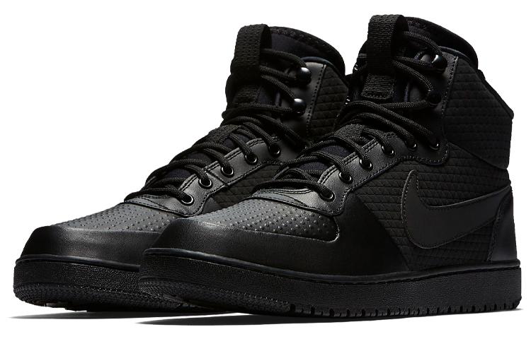 Nike Court Borough Mid Winter Triple Black купить в интернет-магазине Yoocart с быстрой доставкой по России.