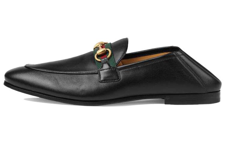 GUCCI Horsebit-detail Leather Loafers