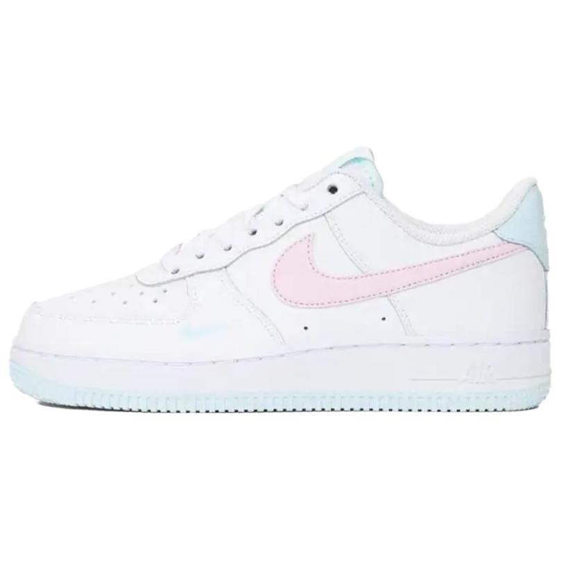 Nike Air Force 1 Anti Slip Wear Resistant Low Top Skateboard Shoes Women's White Pink