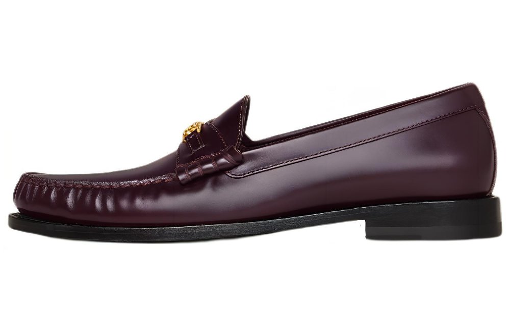 CELINE Casual Single Shoes Women's Red Brown
