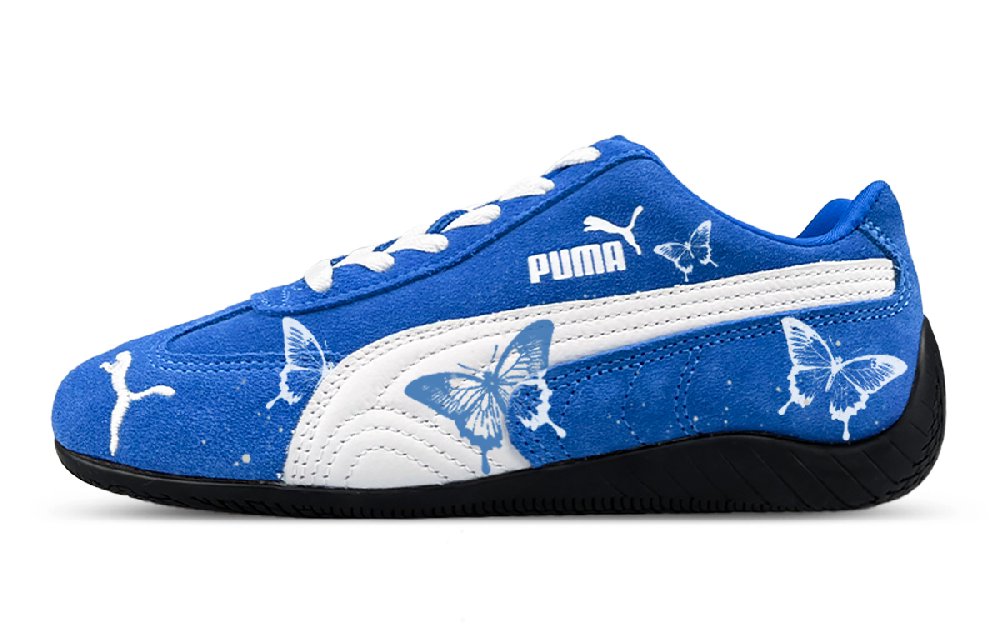 PUMA Speedcat Abrasion Resistant Low Top Casual Shoes Unisex Blue White