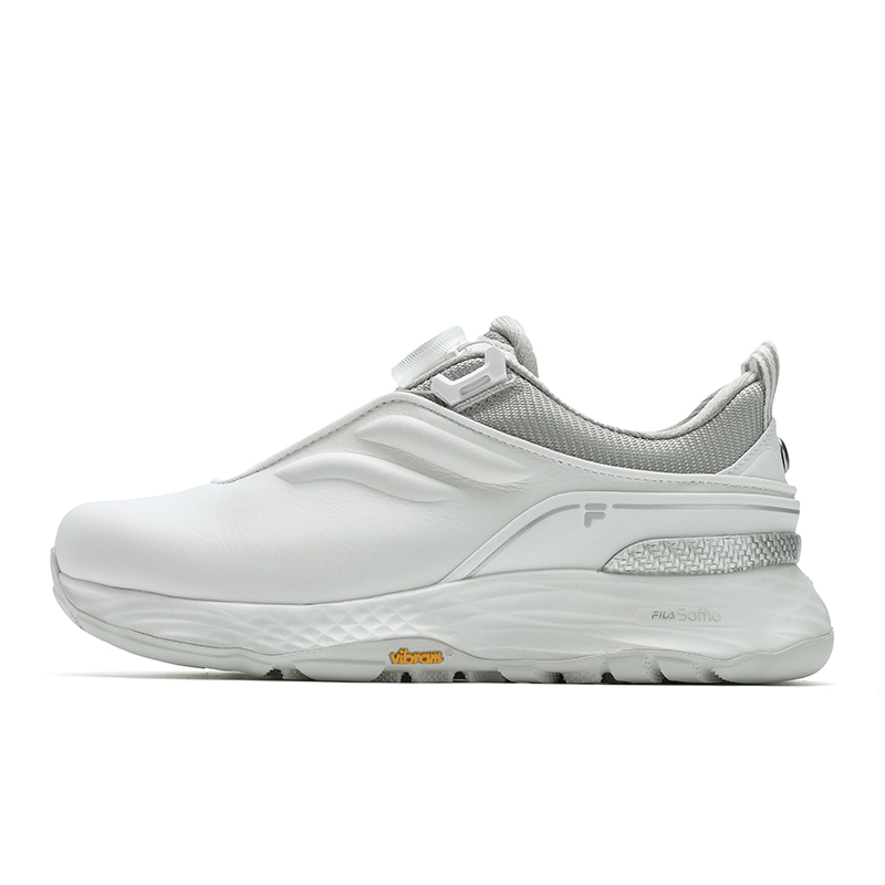 FILA VELOCITY Waterproof And Breathable Low Top Golf Shoes Women's White Gray