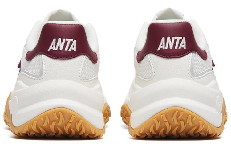 Anta Set Sail Anti-Slip Wear-Resistant Low-Top Sports Casual Shoes Women's White Gray Red купить в интернет-магазине Yoocart с быстрой доставкой по России.