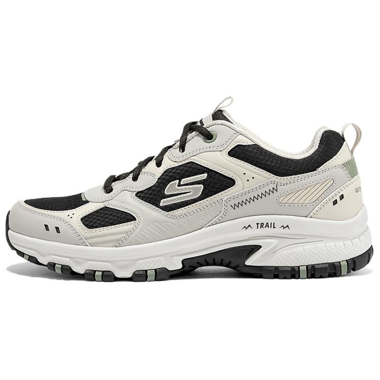Skechers OUTDOOR MENS Rebound Low top Mountaineering Hiking Shoes Men's Beige Gray Black
