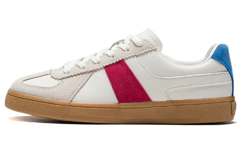 LiNing Yunchuan Low-Top Skateboard Shoes Women's White Red