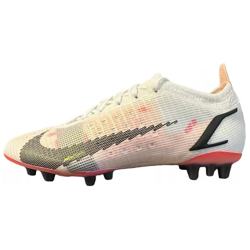 Nike Mercurial Vapor 14 AG Rubber Short Studs Anti-Slip Wear-Resistant Soccer Shoes Men's White Black