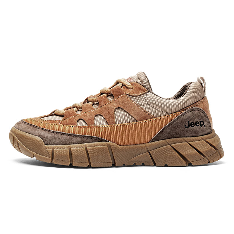 Jeep Outdoor Shoes Women's Low-Top Caramel