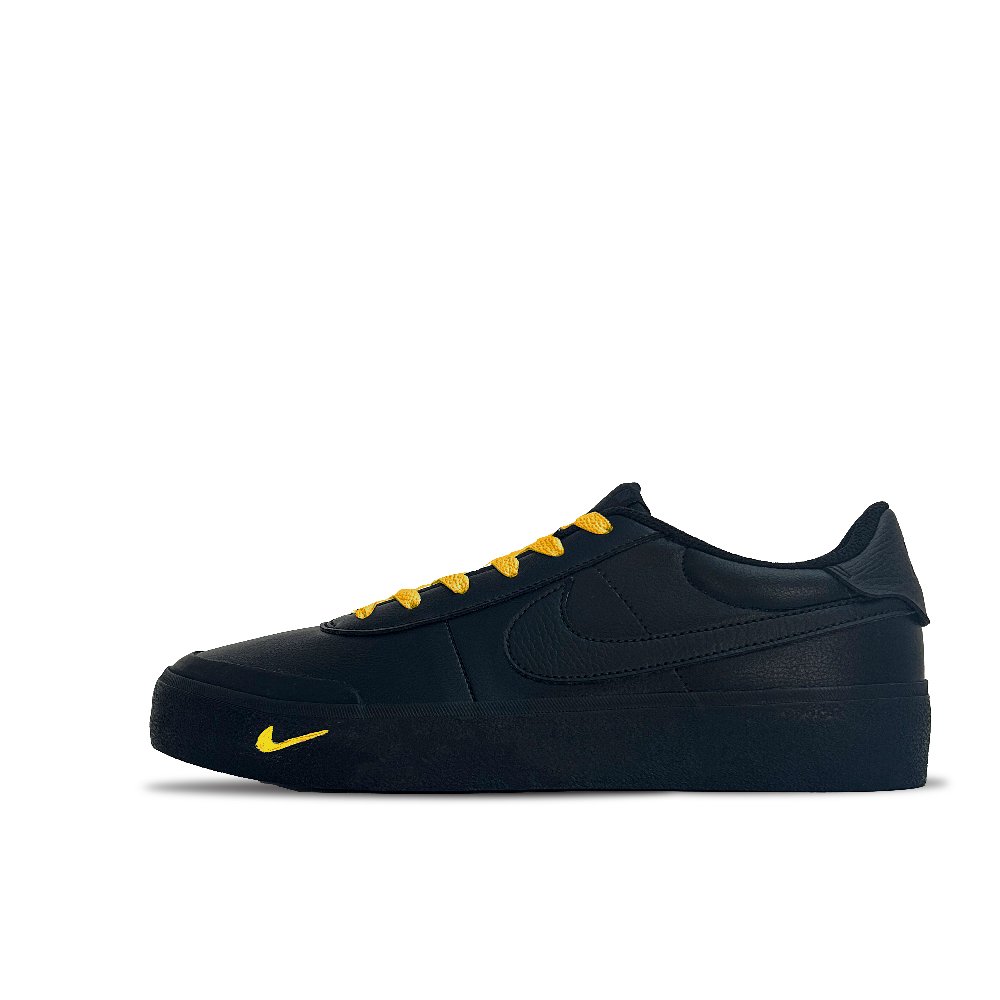Nike Court Shot Skateboard Shoes Unisex Low-Top Gold