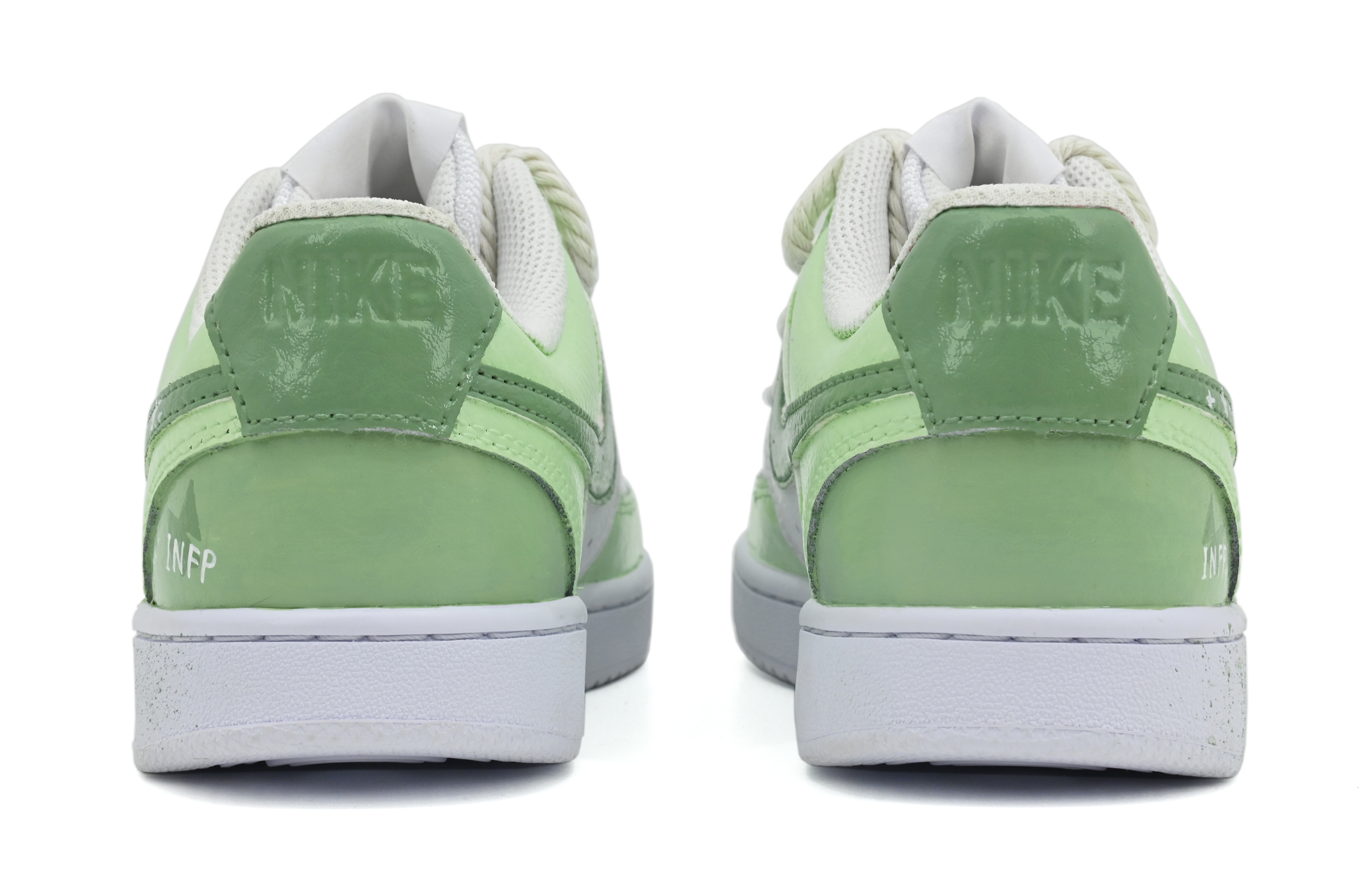 Nike Court Vision 1 Low-Top Skateboard Shoes Women's White Green купить в интернет-магазине Yoocart с быстрой доставкой по России.
