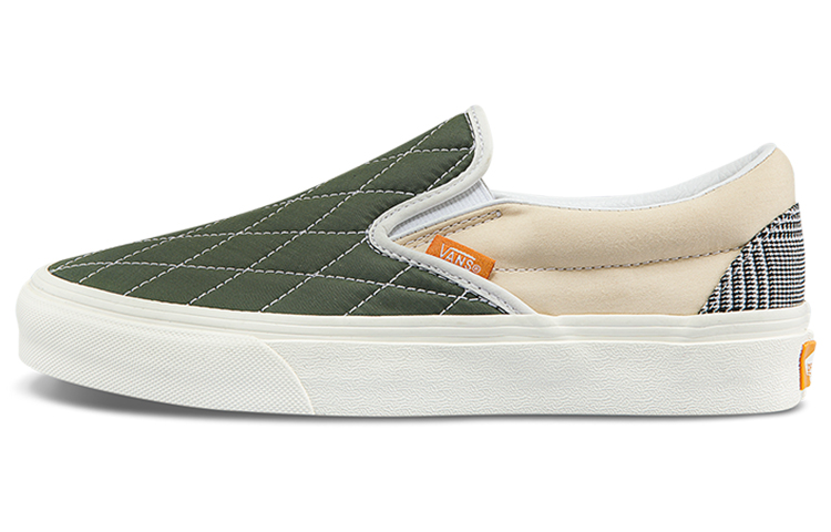 Vans Unisex Slip On Sneakers Multi color 'Green Light Gray' купить в интернет-магазине Yoocart с быстрой доставкой по России.