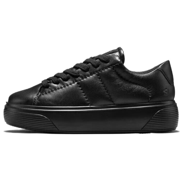 Ecco Low-Top Skateboard Shoes Women's Black