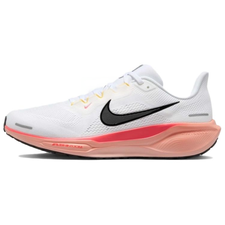 Nike Zoom Pegasus 41 Anti Slip Wear Resistant Low Top Casual Running Shoes Men's White Orange купить в интернет-магазине Yoocart с быстрой доставкой по России.