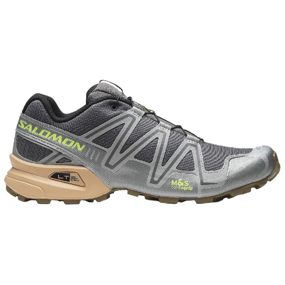 SALOMON Speedcross 3 Abrasion Resistant Breathable Low Top Casual Running Shoes Unisex Gray